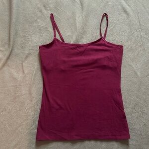 Maroon cami tank top